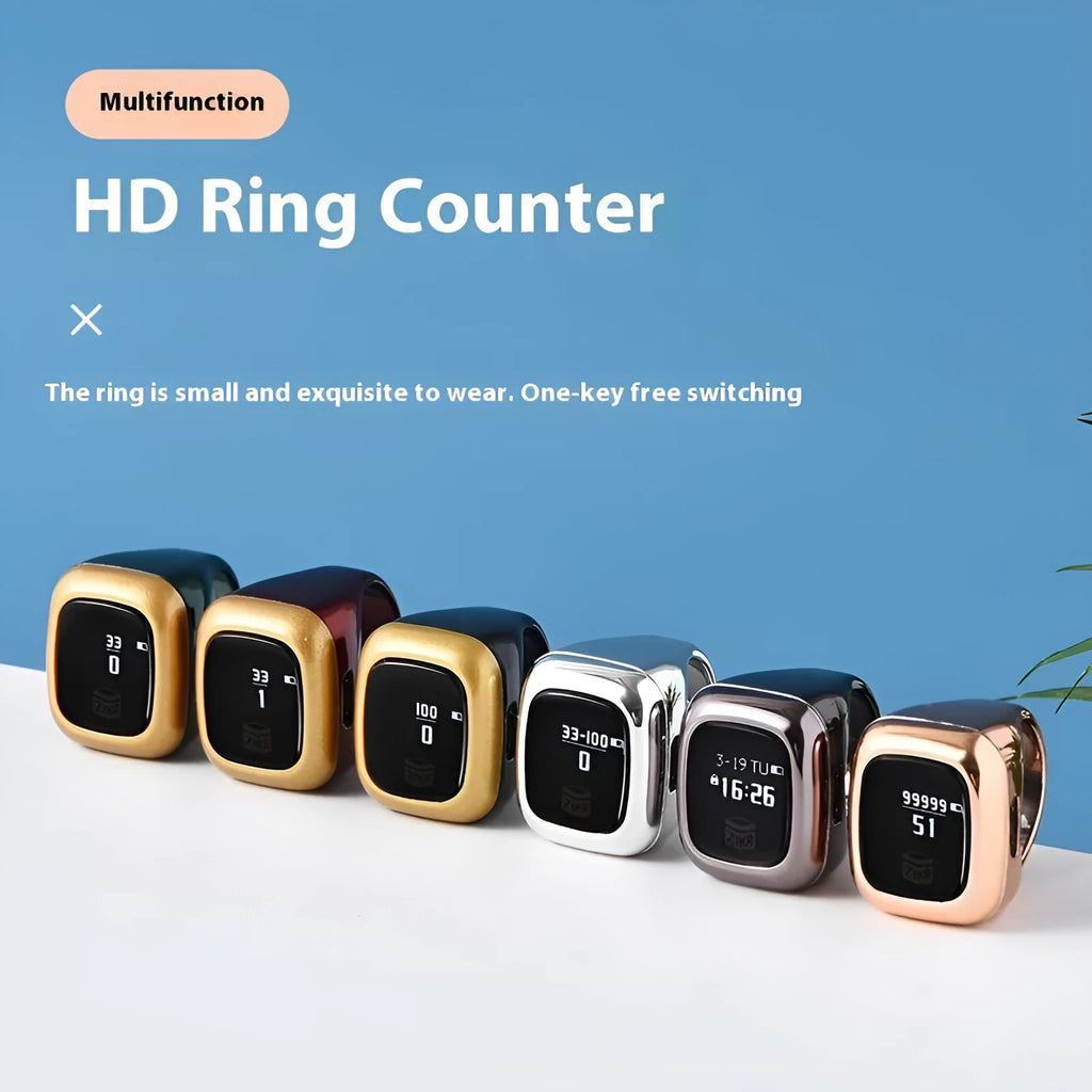 Al-fatiha Zikr electronic counter with digital display in choice of colours and sizes