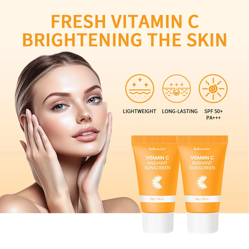 Lakerain Vitamin C Anti-Shai Cream 30g tube for moisturising and sun protection