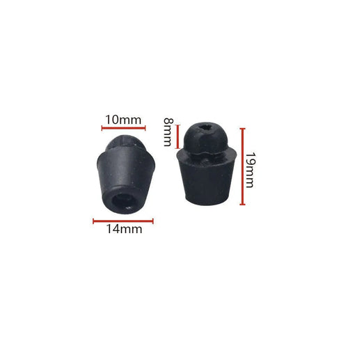 Pack of 10 X16 colour rubber automobile buckle clips for vehicle vibration reduction