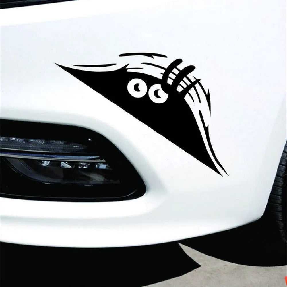 Self-adhesive body sticker measuring 19 cm by 7 cm showing smiley and angry face design options