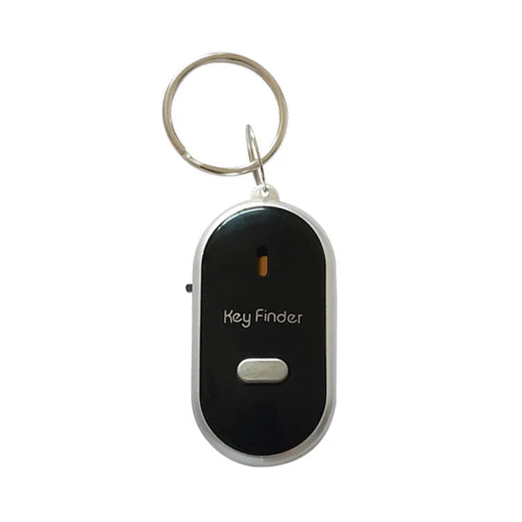 Oval shaped acrylic key finder pendant in red, blue, white, black, or orange colours.