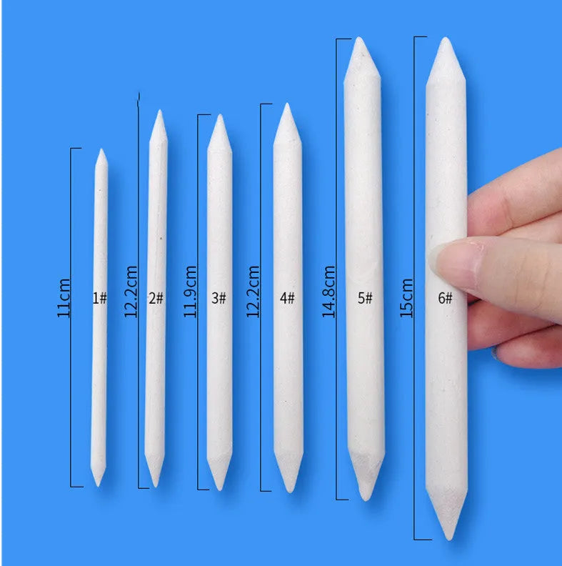 Art sketching paper eraser pen set with rice paper material, as shown colour, 6 or 3 stick options