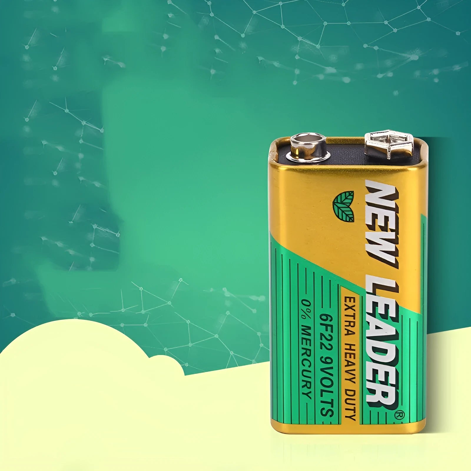 9V alkaline battery 6F22 model for wireless microphones and walkie-talkies