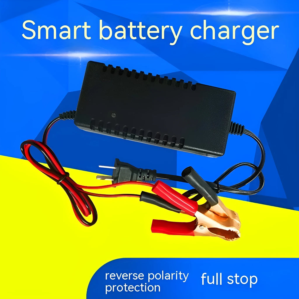12V3A lead acid battery charger with 3000mA output and 100-240V input