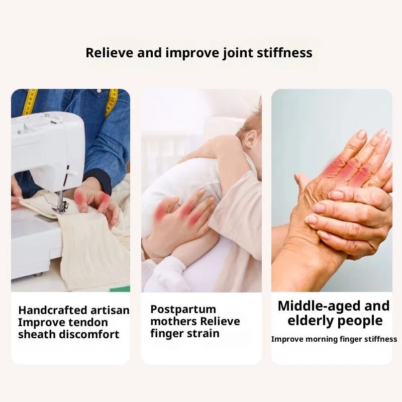 Rotating trigger finger corrector for adult left or right hand, five-finger universal design, S and M sizes