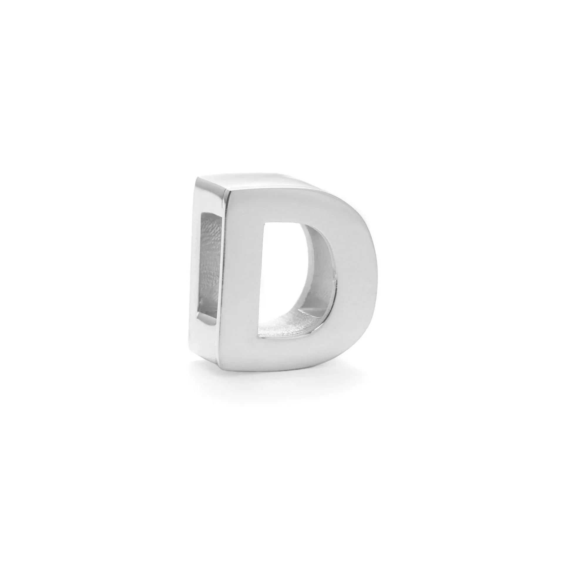 Gold and silver titanium steel initial number necklace with alphabet and number pendants on a 40.5cm chain.