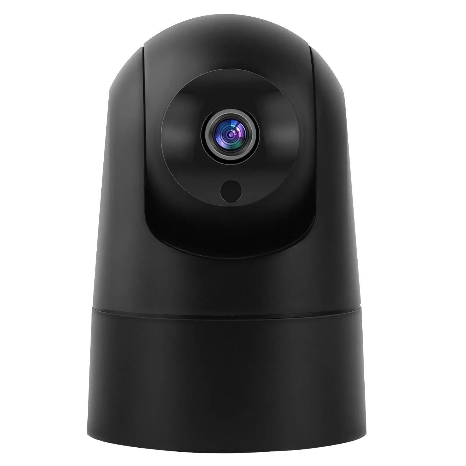 Compact indoor security camera with two-way voice on a shelf