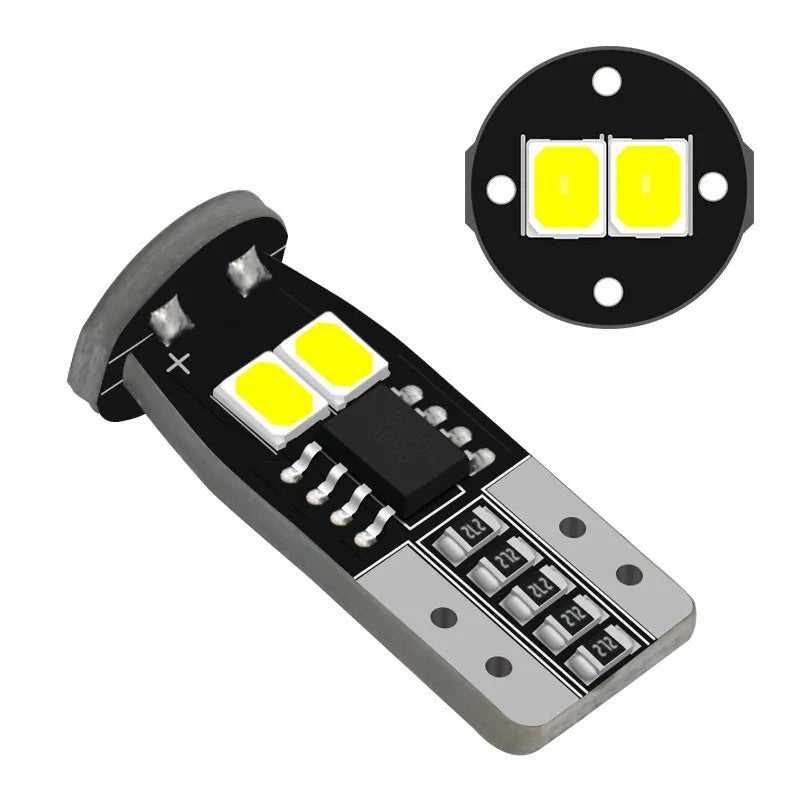 Small 10mm diameter car interior reading light with fibreboard construction