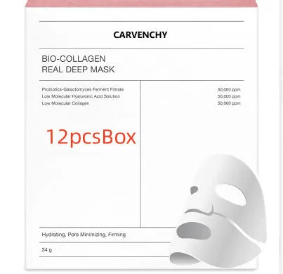 Deep Collagen Overnight Mask sheet mask with low molecular weight collagen for firming and hydrating skin, 34g