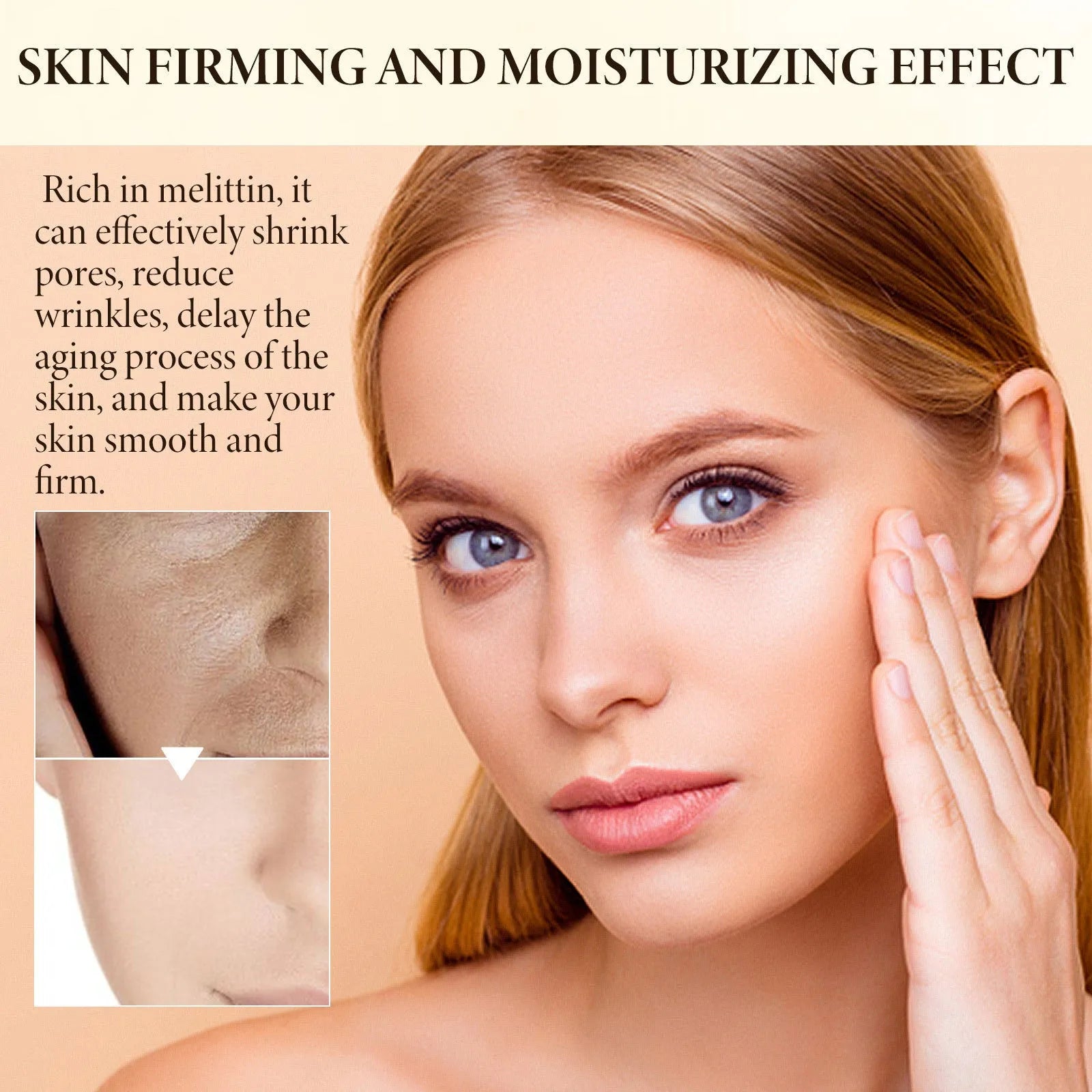 OUHOE Bee Firming Cream 30g jar for hydrating and firming skin.