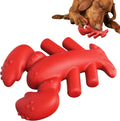Red Nylabone bone-shaped chew toy for large dogs and aggressive chewers