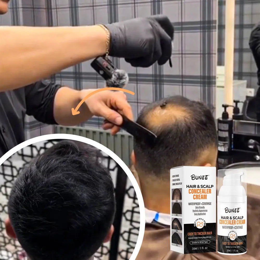 30 ml pot of scalp concealer pomade for hair thinning coverage.
