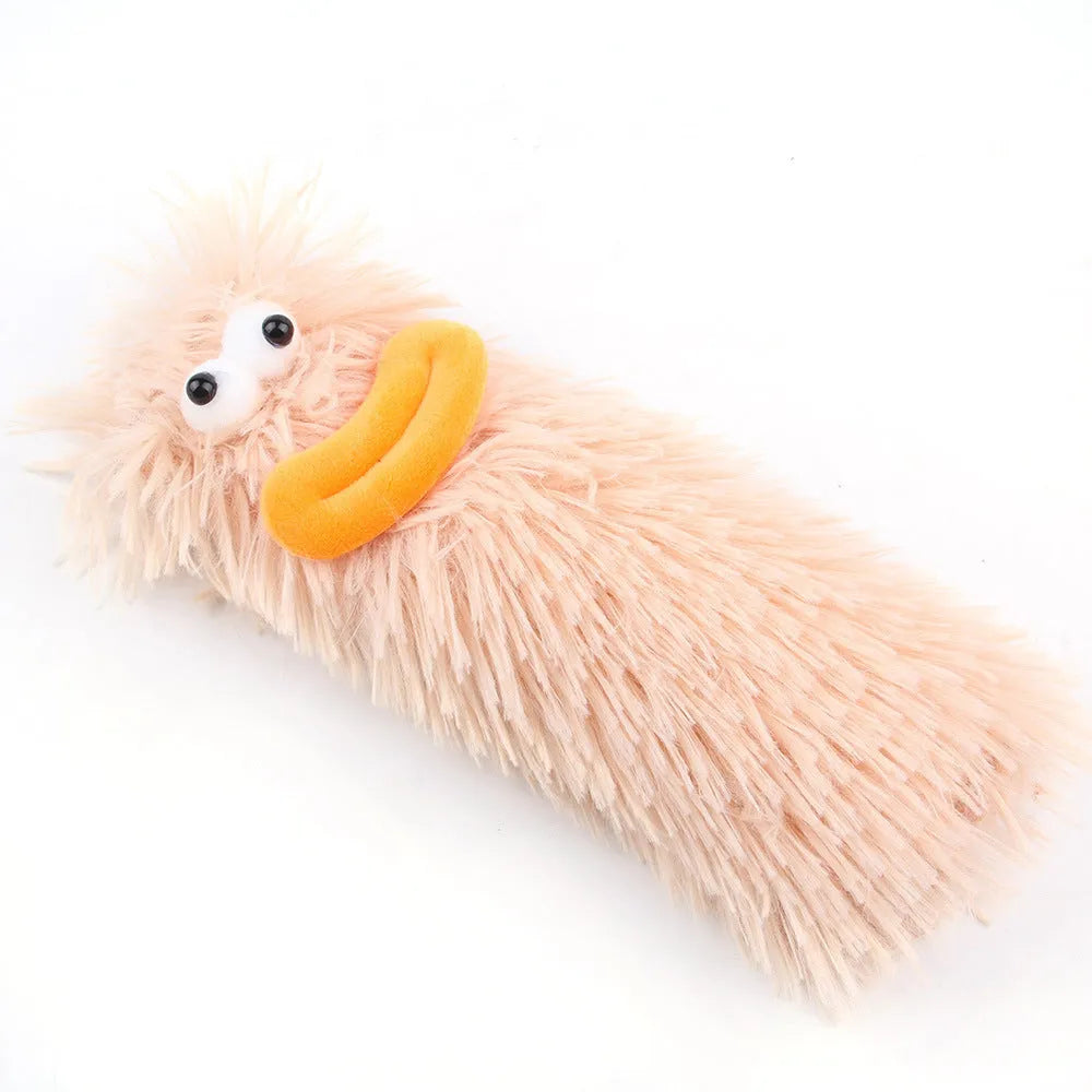 Colourful soft plush cat pillow toys with crinkle sound and catnip filling for interactive play