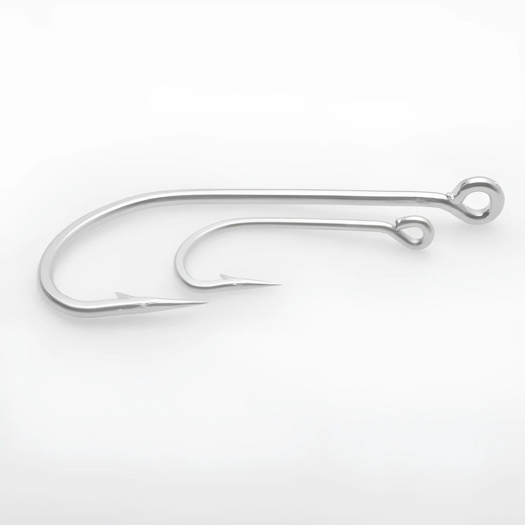 Stainless steel weever snakehead seahorse fishhooks for ocean boat fishing with alloy construction