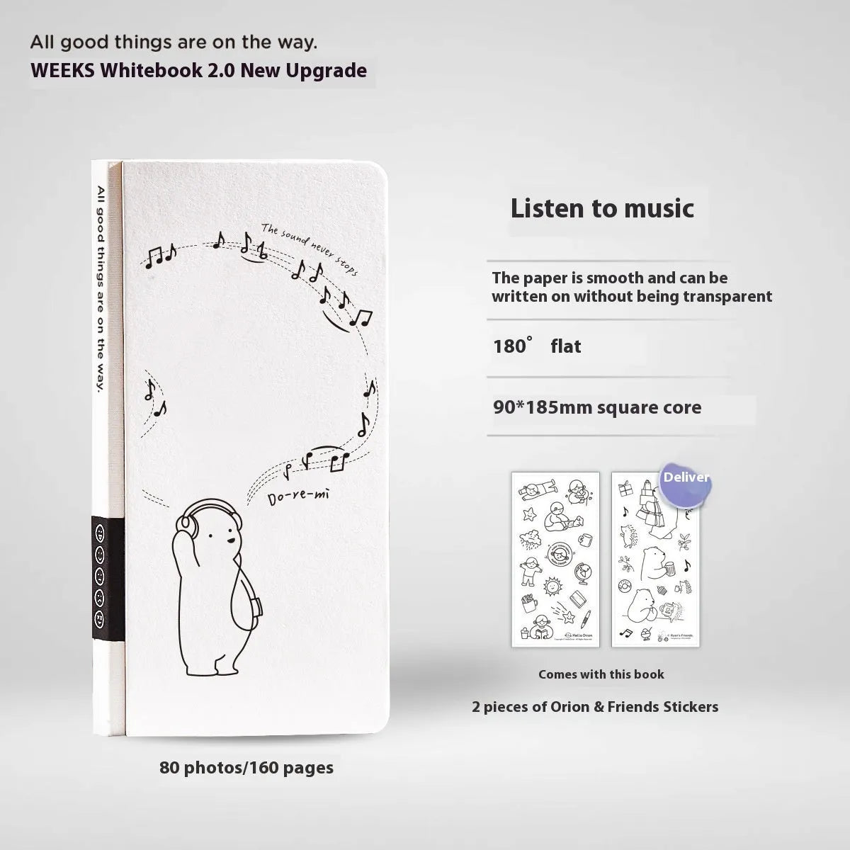 Small plaid mesh design children's notebook with paper cover and stickers.