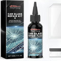 Automobile front windshield nano repair liquid set with 30ML bottle, blade, and five curing films for glass repair