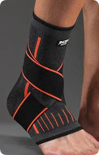 Sports ankle support for running and basketball in black, green, or orange colours