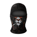 Summer breathable full face sun protection headgear in ice silk fabric, polyester, average size, available in multiple colours