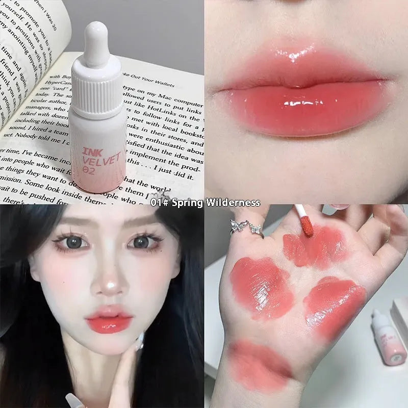 Mirror finish lip lacquer in milk huhoo series with four shade options