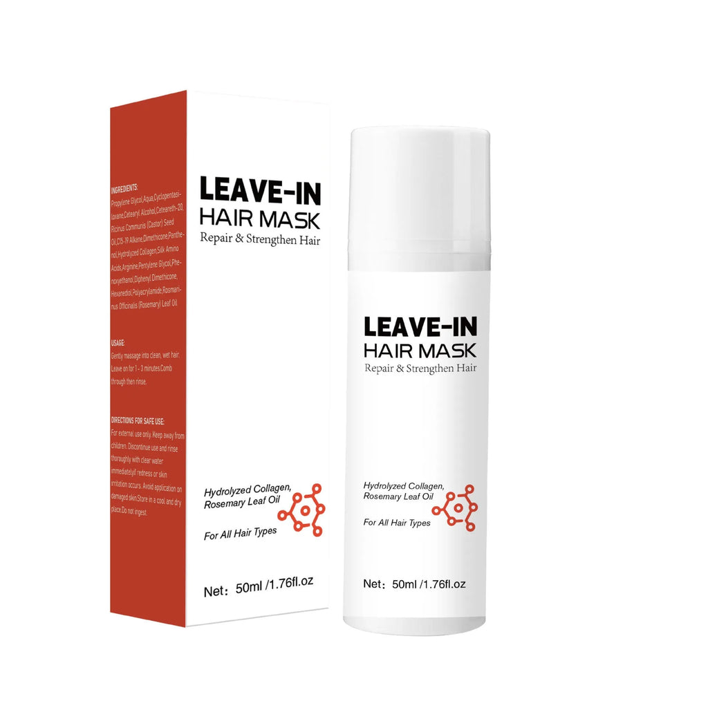 50ml bottle of frizzy hair conditioner with moisture replenishment formula