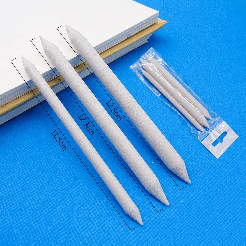 Art sketching paper eraser pen set with rice paper material, as shown colour, 6 or 3 stick options