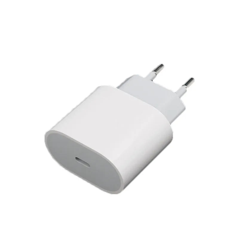 PD20W mobile phone charger with USB port in American and European variants