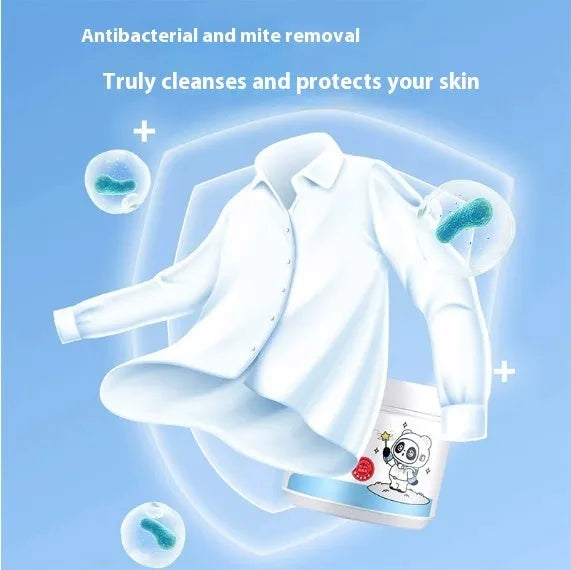Bottle of Biological Enzyme Bubble Powder active oxygen laundry detergent