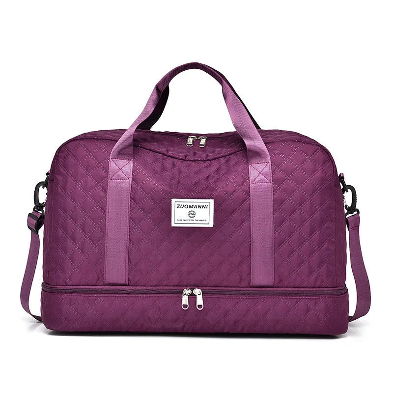 Oxford cloth buggy travel bag with 36-55 litre capacity in solid colour options