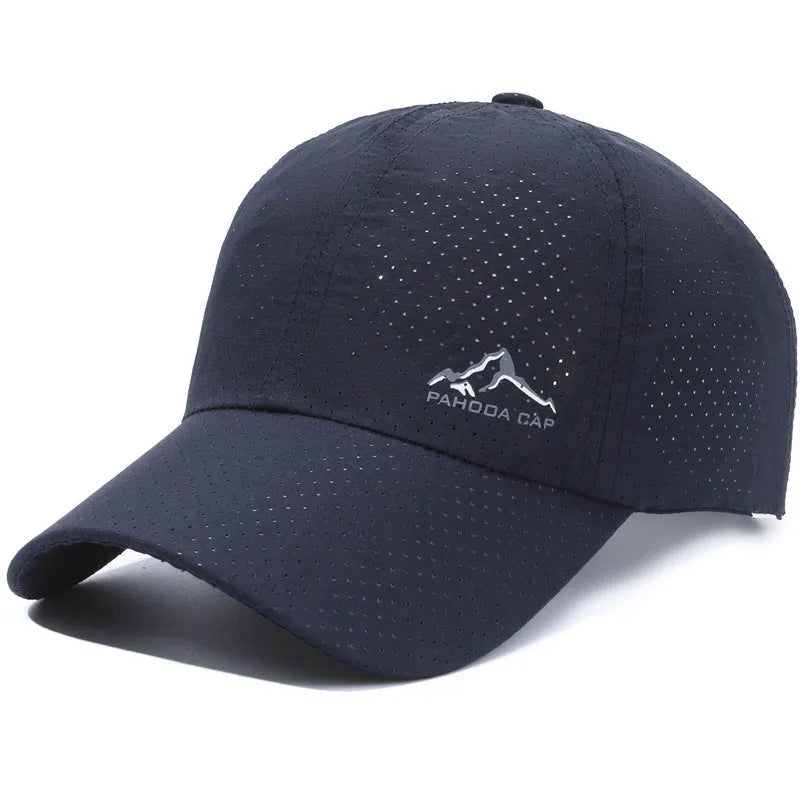 Korean style baseball cap with dome crown and adjustable strap in multiple colour options