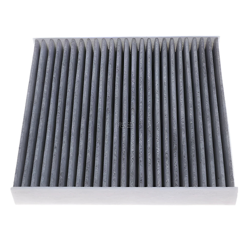 Grey car cabin air filter for Geely GL GS models, dimensions 215x210x30mm