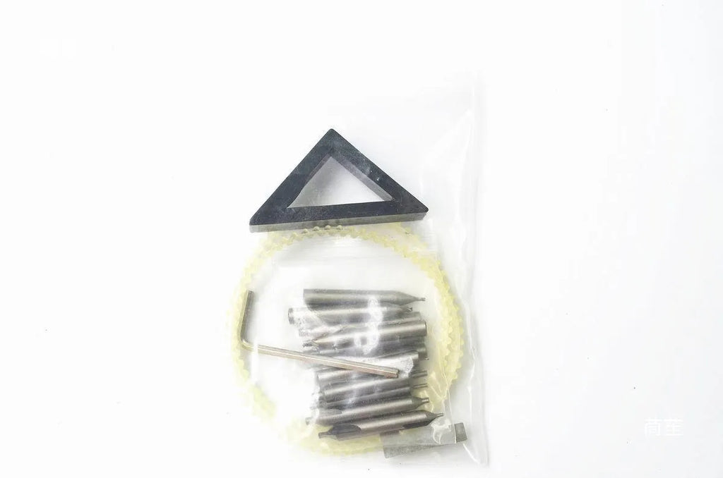 Vertical key machine accessories 17 piece full set with drill guide pin and sink milling cutter
