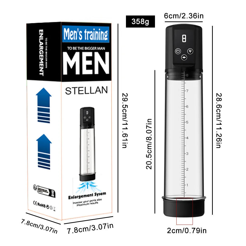 Diqiao electric training pump male masturbation device with electric pump unit