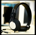 Wired head-mounted sports earphones with microphone and 3.5mm straight plug in multiple colour options