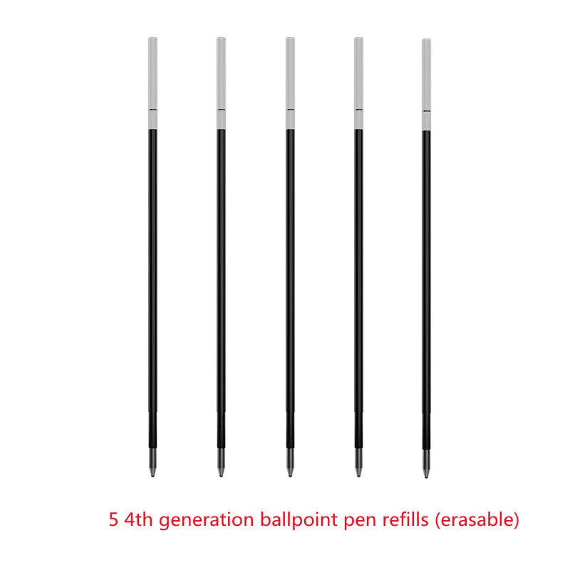 A5 loose leaf notebook refill paper with 9 writing refills including ballpoint, pencil, and plastic types