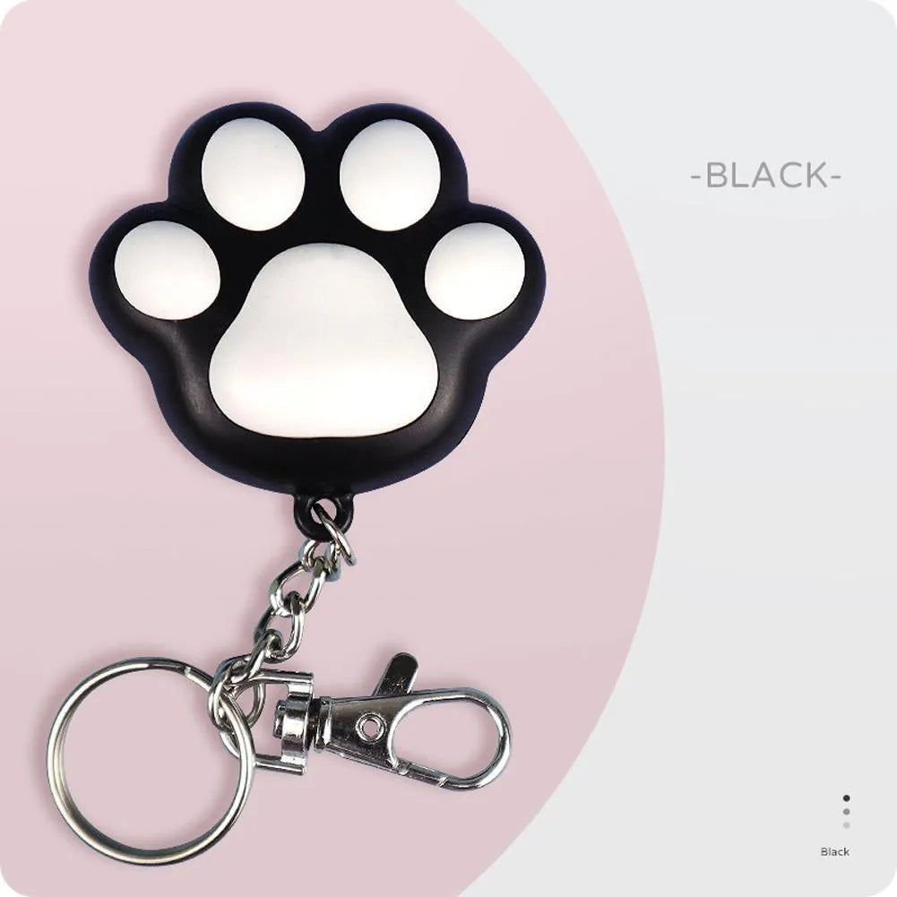 USB rechargeable infrared cat teaser toy with keychain attachment and LED light
