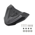 Black ABS plastic fixed front wind wing accessory for KTM 390 and 790 Adventure motorcycles