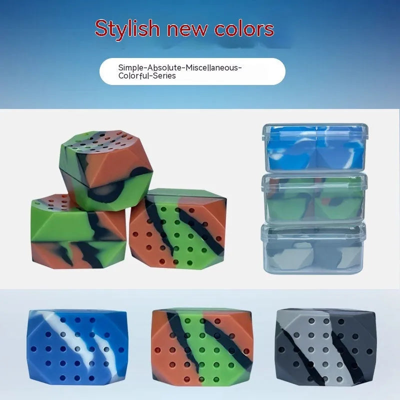 Camouflage pattern silicone facial exercise balls for masseter training and jaw tightening
