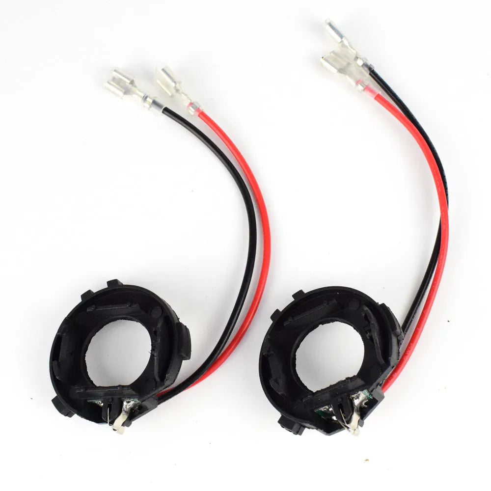 Black H7 LED headlight adapter bracket for Volkswagen car LED conversion kit