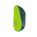 Avocado petting post cat scratch toy in green, 13.5x8.5x6cm, made of ABS and TPR materials.