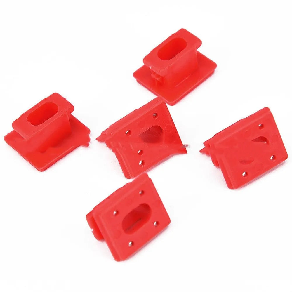 Plastic snap buckle clips for BMW door walnut interior trim panel replacement.
