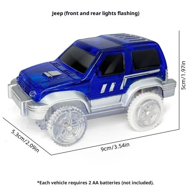 Electric fire truck educational toy with red body and front and rear lights