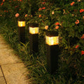 Solar lawn ground lamp with cuboid design measuring 60x390mm for outdoor garden lighting