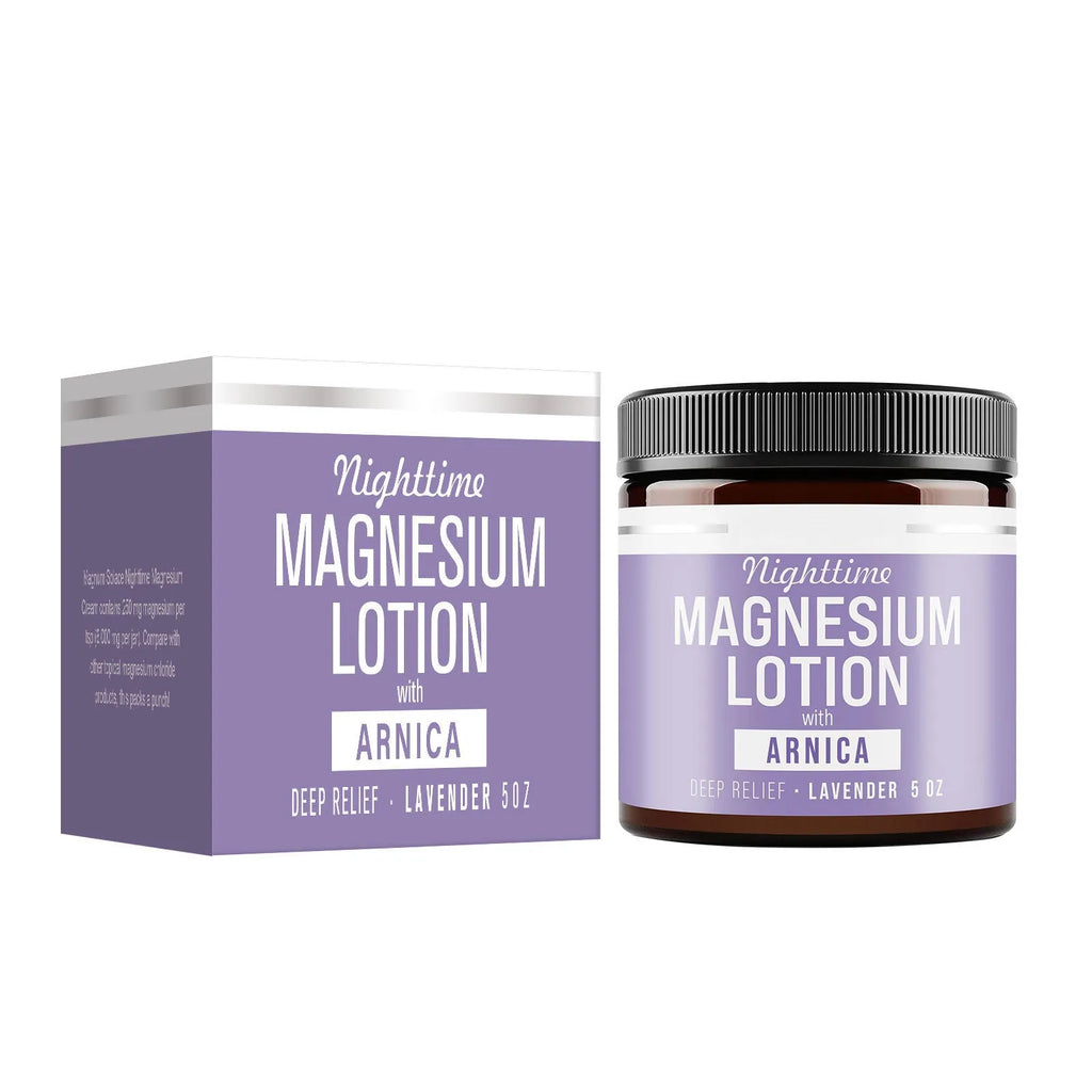 Magnesium body butter cream jar 150ml with natural extracts