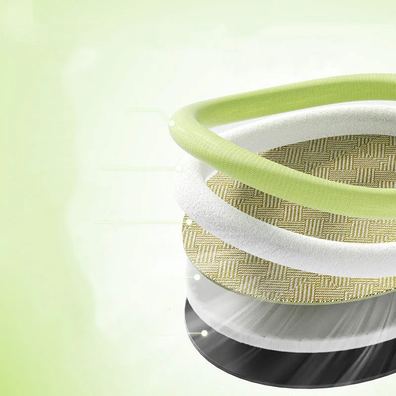 Green fruit-shaped pet bed with backrest nest design for large dogs