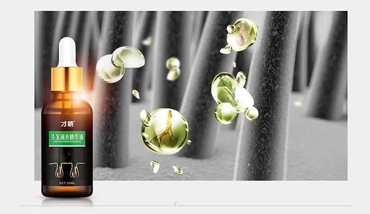 Talent Hair Nourishing Serum 30ml bottle with grape seed and rose oils for hair growth and follicle repair