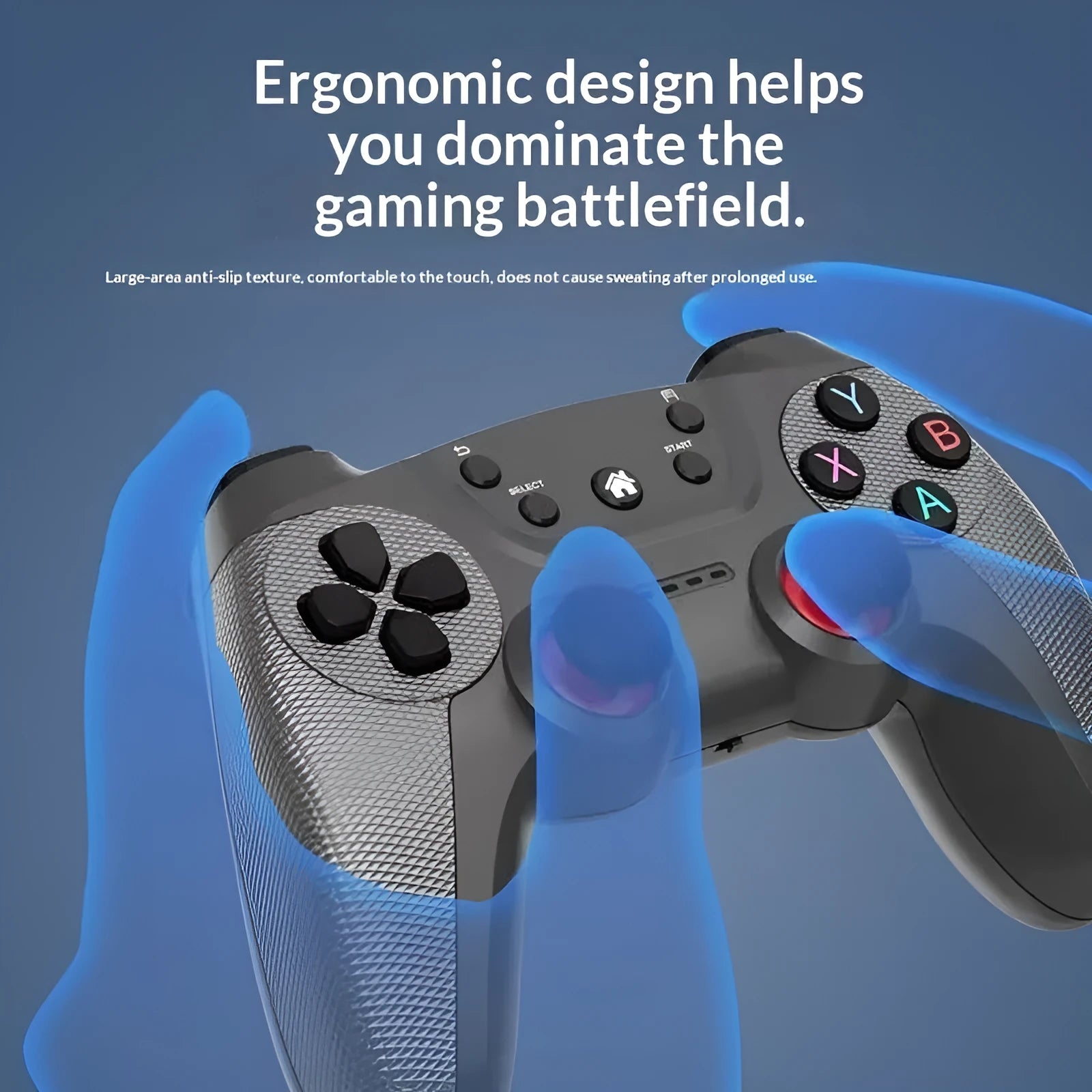 Wireless game controller in Classic Black for Android PC TV PS3 with USB receiver