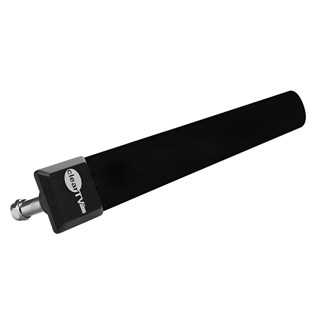 Clear TV Key indoor satellite TV aerial black plastic 11.8 inch European Standard front view