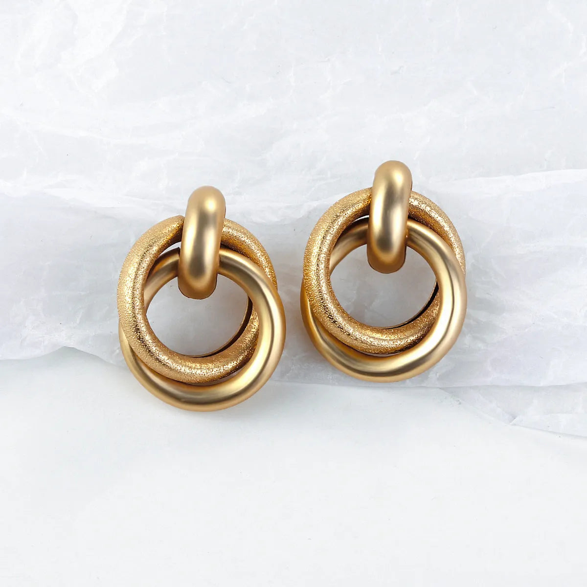 Sweet simulated pearl earrings for women gold alloy geometric shape party office leisure gift choice of 18 styles A-R