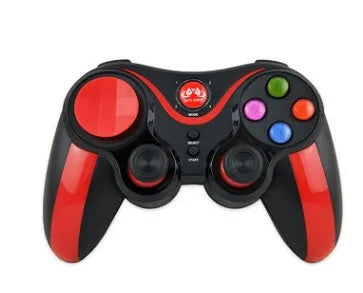 S5 Plus red mobile game console controller with bracket and USB cable for Android iOS