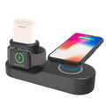 W3 multifunction wireless charger with detachable Apple Watch magnetic stand showing black and white colour options